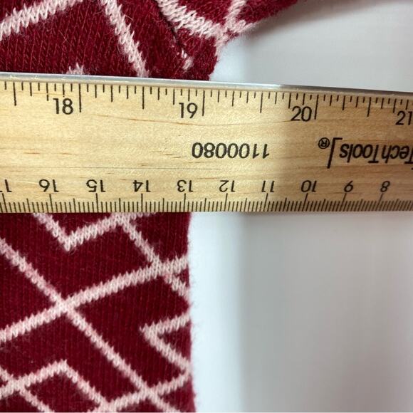 Anthropologie Moth Galena Sweater Geometric Alpaca & Viscose Cowl Neck Bohemian - Picture 9 of 9